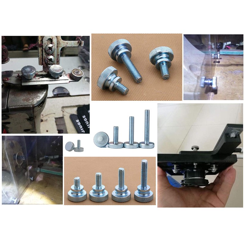 LBY - Tornillo de mano moleteado de una sola capa