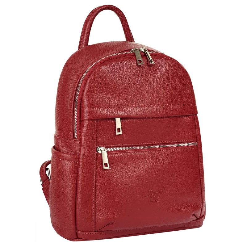 Samantha Look 021678 Women's Genuine Leather Backpack Made in Italy