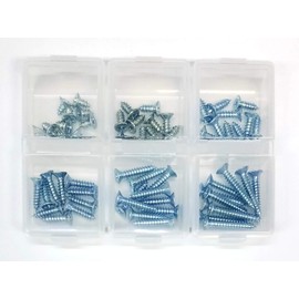 [M3 x 6 - M3 x 20] Countersunk Head Tapping Screws Set of 10 (A Shape) Uniqlo [M3x6, M3x8, M3x10, M3x12, M3x16, M3x20]