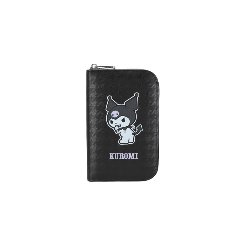 W Capsule Kuromi Porta pasaporte para Mujer Negro ACANUSHA4CW