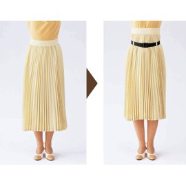 Cogit Secretly Adjustable Belt, Black, Total Length: 34.3 inches (87 cm)