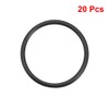 sourcing map 10 Pcs Metric Nitrile Rubber O-Rings Seal Rubber