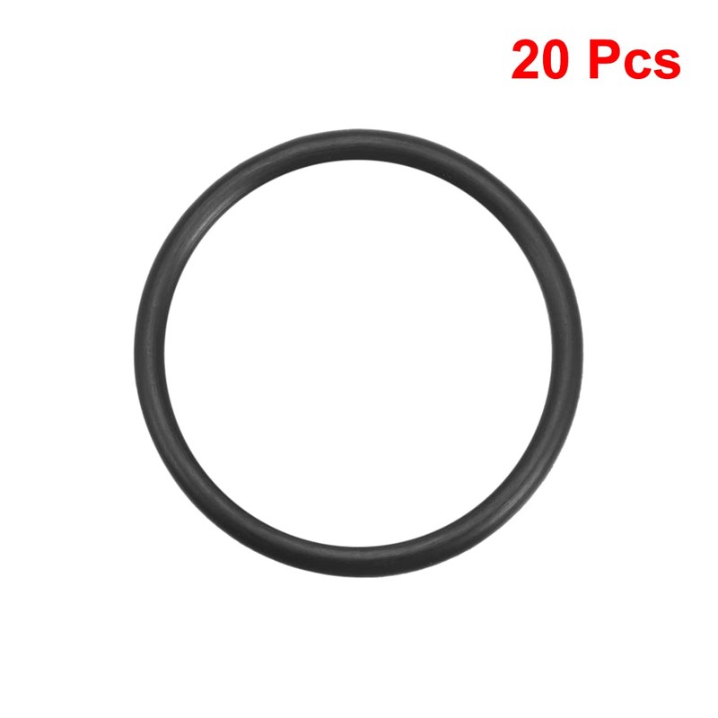 sourcing map 10 Pcs Metric Nitrile Rubber O-Rings Seal Rubber