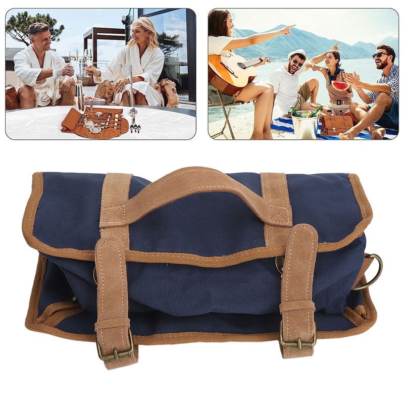 Bartending Tool Bag Portable Large Capacity Stylish Adjustable Shoulder Strap