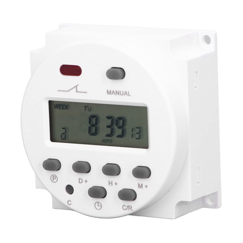 Programmable Timers, Electronic Timer Plug-in Wiring 16 Switching Programs for
