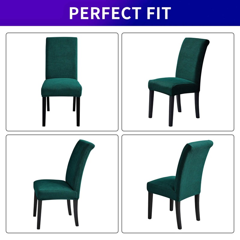 Howhic Chair Covers for Dining Room Set of 6, Stretchy
