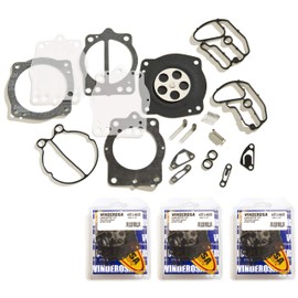 Keihin Triple Carb Carburetor Rebuild Kit Replacement for Kawasaki ZXI STX 1100 Zxi1100 Stx1100