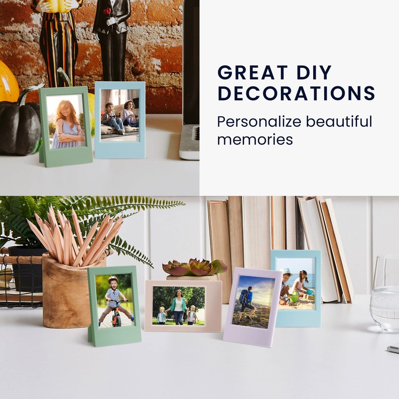 kwmobile 4x Photo Frame for Chiki - Photo Stand Instant