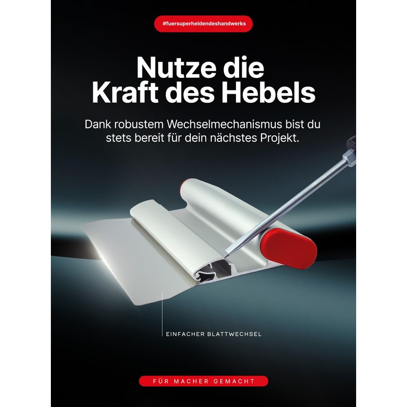 STEINBURG - "Surface Spatula Al" Aluminium Spatula 150 mm with