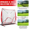 Pitrungo 7x7ft Baseball Softball Practice Net w/Large Ball Collection System