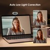 VIZOLINK W4LS Webcam HD 2K/1080P with Ring Lighting, Auto Focus,
