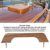 Teak Handrail - Single Loop 12 Inch Boat Grab Handle