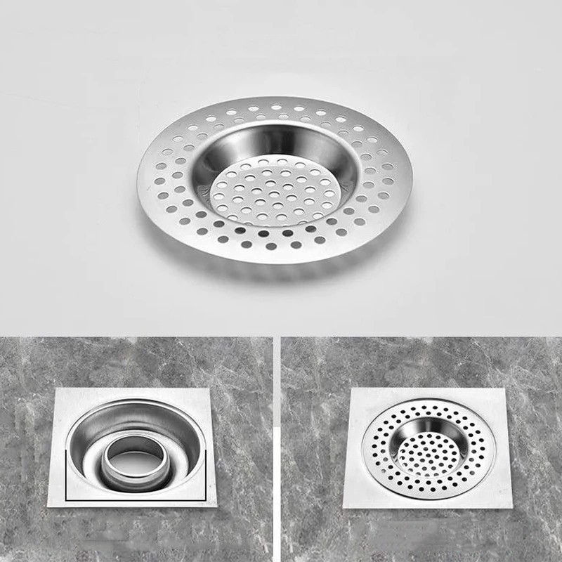 VIPERMARK 2Pcs Stainless Steel Kitchen Sink Filter Plug,Bathtub/Shower Filter Drain