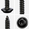 Drenky Wood Screws Torx Black, M4 x 20 mm Tapping