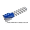 sourcing map 12mm Dia 8mm Shank Bottom Cleaning Router Bit,