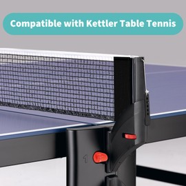 Vekniqo Ping Pong Net Replacement Compatible with Kettler Ping Pong Table-Nylon, Portable and Easy Setup,2 Pack,71"