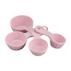 UPware 4-Piece Multi-Purpose Liquid and Dry Melamine Measuring Cups Set,