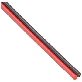 Kyowa Harmonet Thin Diameter 2 Core Parallel Line KFC 0.1SQ X 2C 5m Red/Black