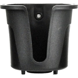 RAILBLAZA Black Kayak Cup Holder for Trackmounts with StarPort Compatible Base, Perfect for Mugs, Tumblers Bottles and More