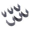 6 Pcs Leather Die Cutter Tool Round Arrow Tail Shape