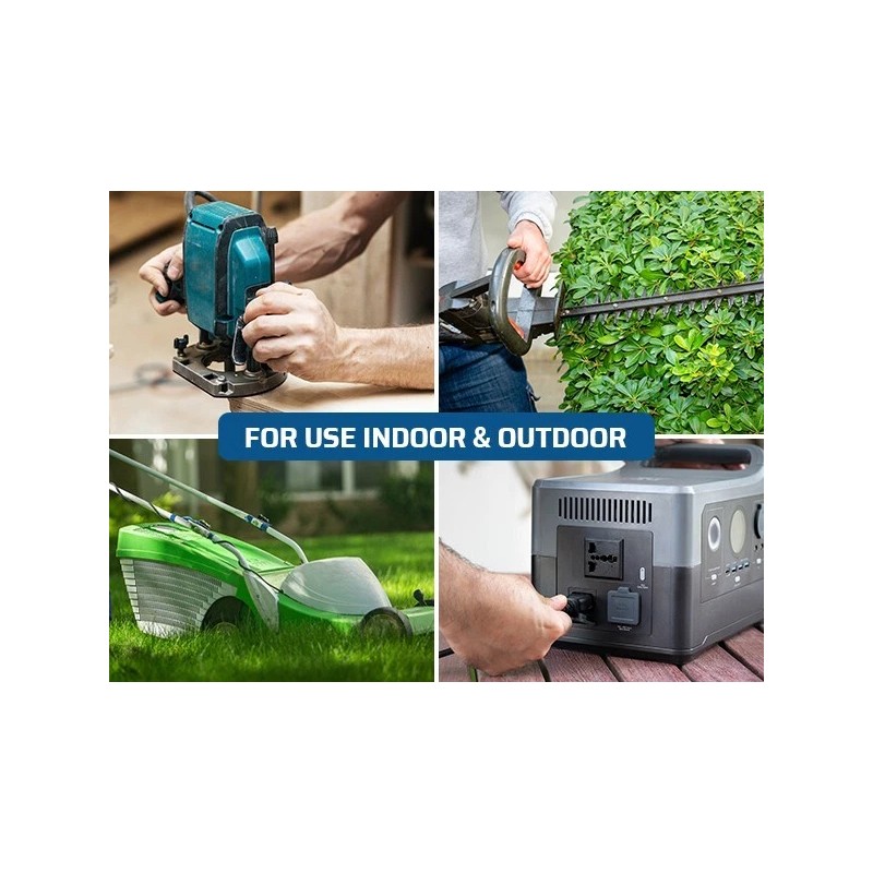 DEWENWILS DEWENWIL 15FT Heavy Duty Extension Cord, Dust-Proof &Waterproof Switch,6