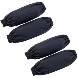 BIAEHIPATE 2 Pairs Arm Covers - Waterproof Kitchen Sleeves For Cooking, Dish Washing, Gardening, Cleaning (2, Dark Blue)