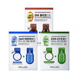 Wellage One Day Kit Capsule Ampoule Choose 1 PDRN Cica Collagen Hyaluronic 7 pcs / 웰라쥬 원데이키트 캡슐 앰플 택1 PDRN 시카 콜라겐 히알루로닉 7개입