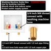 (1 Pack) Lidertik Washing Machine Outlet Box Thread or Sweat