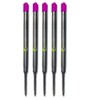 5 x Pink Compatible Medium Ballpoint Soft Roll Refill for