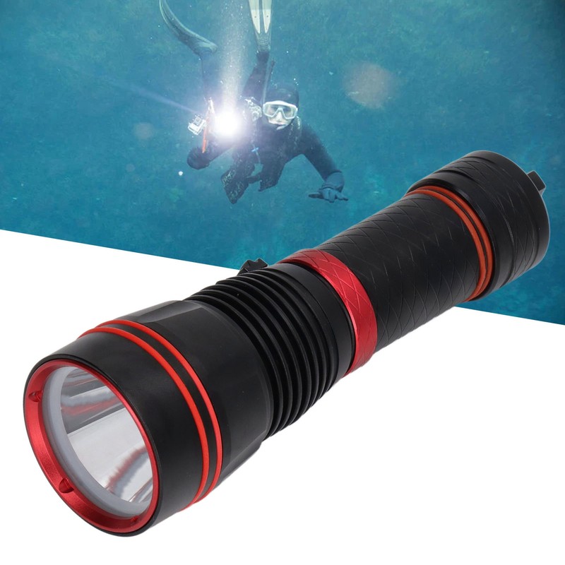 Dive Light 1200 Luminous Flux IPX8 Waterproof Stepless Dimming Aluminium