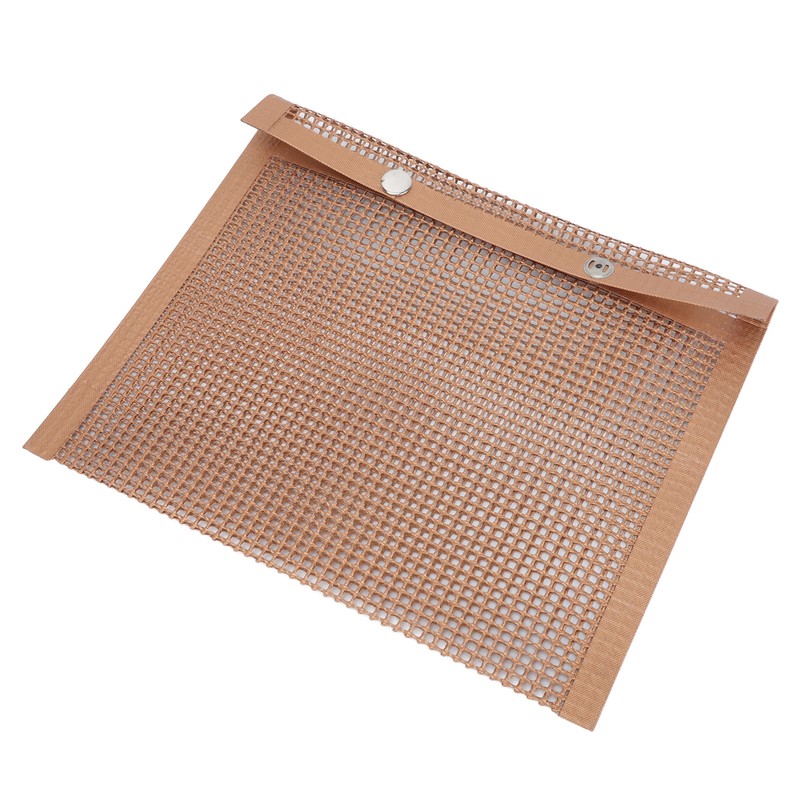 Grilling Pouches Fiberglass Mesh Non Stick High Temperature Resistant BBQ