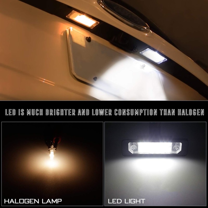 RUXIFEY LED License Plate Light Lamps Compatible with 2009 to