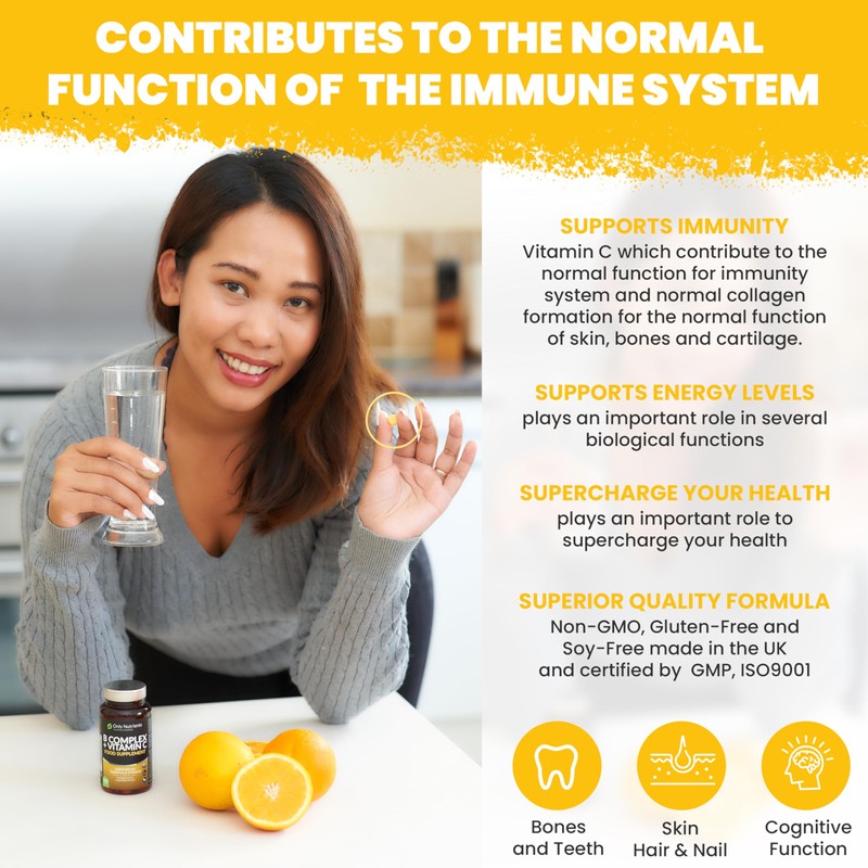 Only Nutrients | B Complex + Vitamin C | 180