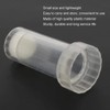 Zerodis Queen Bee Marker Bottle, Plastic Full Transparent Flat Beekeeper