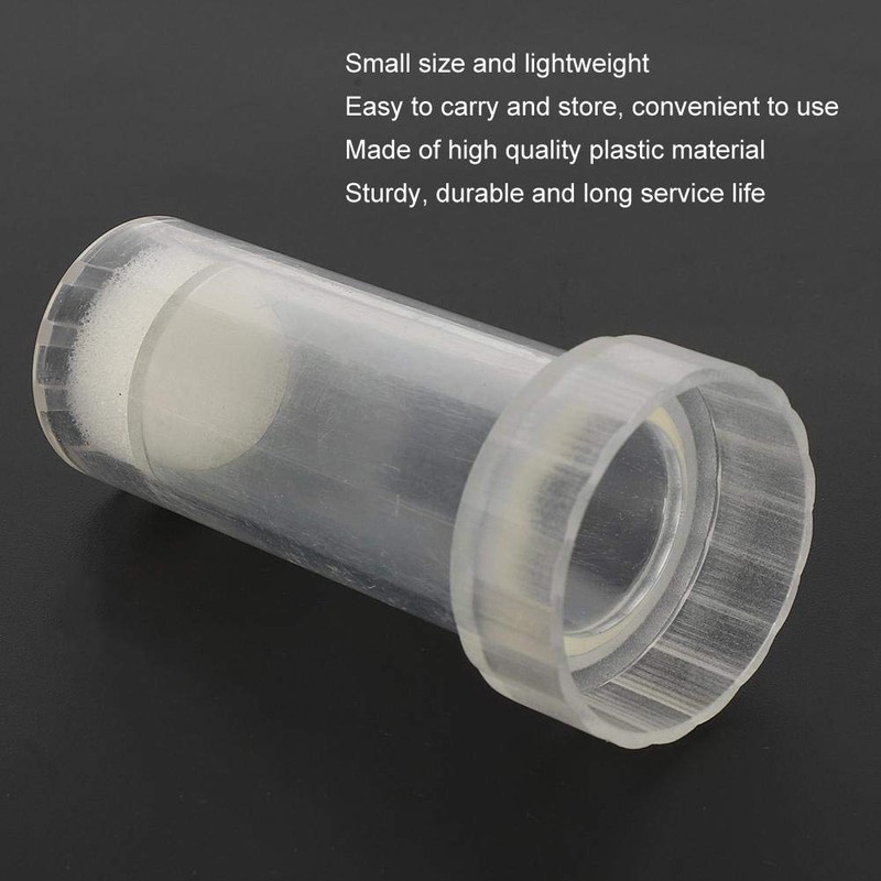 Zerodis Queen Bee Marker Bottle, Plastic Full Transparent Flat Beekeeper