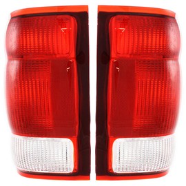 KarParts360 For 2000 Ford Ranger Tail Light Assembly Driver and Passenger Side Pair Replaces FO2800149 FO2801149
