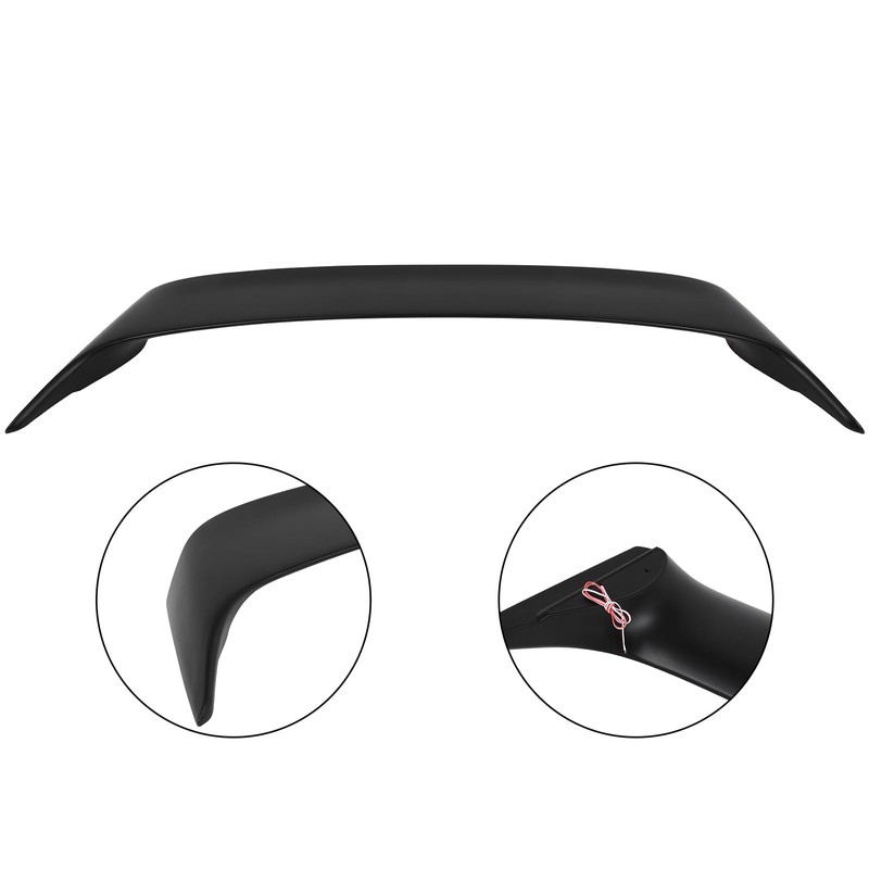 FINDAUTO Rear Trunk Spoiler Wing w/LED Brake Fit for 1998-2005