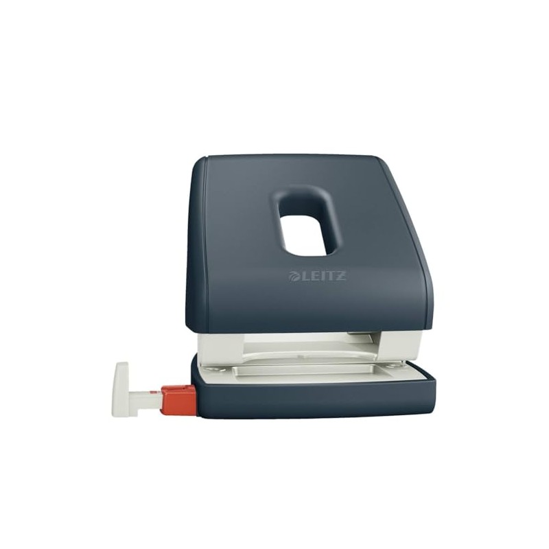 Leitz Hole Punch, 30 Sheet Capacity, Cosy Range, Velvet Grey,