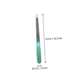 Healvian 10pcs Stainless Steel Nail Files Manicure Tools for Strong Comfortable Nail -resistant Design to Prevent Splitting for Home Salon Use