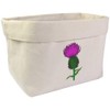 Large 'Thistle' Canvas Organiser/Storage Bag (OR00016625)
