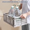 Ksvaye Pack of 4 Small Folding Boxes, Foldable Sturdy Plastic