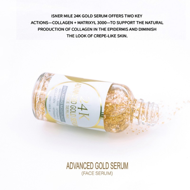 24k Gold Hyaluronic Acid Anti Aging Serum Whitening Vitamin C