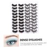 minkissy Glue Included Eyelash Extension Kit 20 Pairs Cross Fake