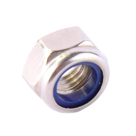 Hexagon Nuts M12 Self-Locking DIN 985 Stainless Steel A2 (Pack of 10) - Locking Nuts Stop Nuts Clamping Nuts Nuts V2A