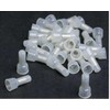 (100) Piece Clear 8 Gauge Wire Connector Nylon Closed-End Crimp