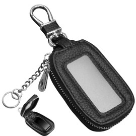 Key Fob, Luxurious Leather Key Chain Applicable to All Models Premium Car Key Holder Fob Cover Stylish Car Key Chain and Robust Key Fob Case & Key Fob Cover & Security Key Chains for Car Keys