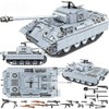 General Jim's Military Themed WW2 Building Blocks Tank Sets for