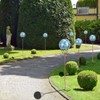 Solar Lights Outdoor Decorative, Solar Gazing Ball Mosaic Garden Stakes