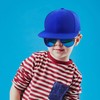 Trendy Apparel Shop - Gorra de visera plana para niños,