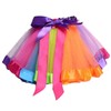 AIMALL Girl Rainbow Tutu Skirt Ballet Dancewear Princess Costume Tulle